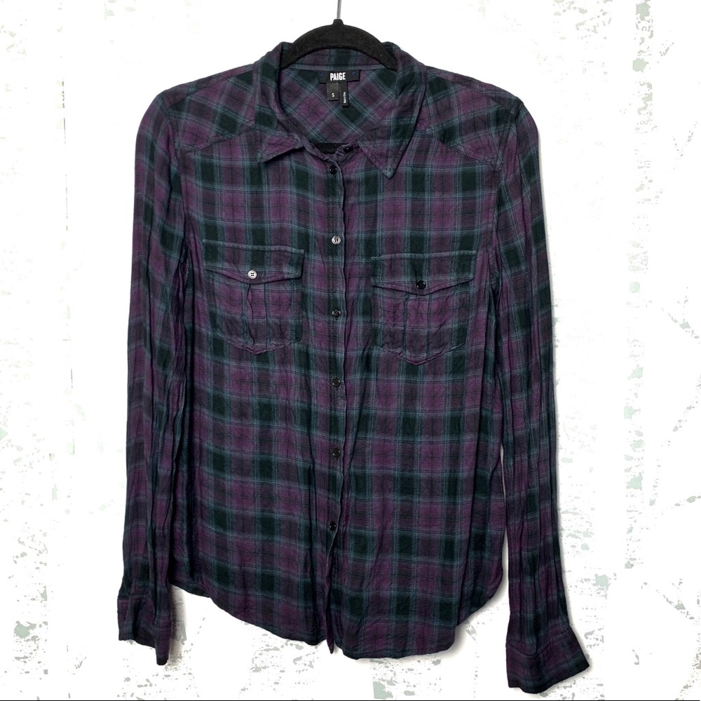 PAIGE “Mya” Plaid Top - Picture 2 of 7